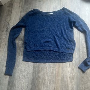 Abercrombie and fitch navy blue sweater